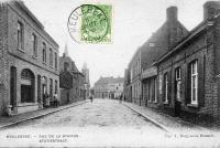 carte postale ancienne de Meulebeke Rue de la station