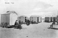 carte postale ancienne de Knokke Plage