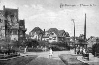 carte postale ancienne de Duinbergen L'avenue du Roi