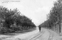 postkaart van De Panne La route d'Adinkerke