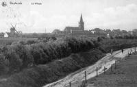 carte postale ancienne de Westende Le village