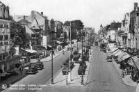 carte postale ancienne de Knokke Avenue Lippens