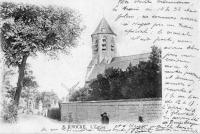 carte postale ancienne de Knokke L'église
