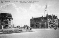 carte postale ancienne de Westende Le trèfle - Belles dunes - Les genêts - Les sorbiers - Les clochettes - Les coquilles