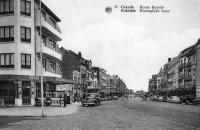 carte postale ancienne de Coxyde Route royale