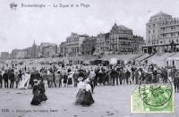 postkaart van Blankenberge La digue et la plage