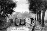 carte postale ancienne de Dixmude Vieux-Pont