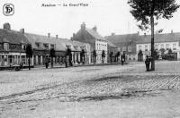 carte postale ancienne de Messines La Grand Place