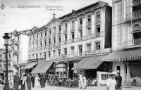 carte postale ancienne de Blankenberge Hôtel Godderis