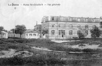 carte postale ancienne de La Panne Repos sainte Elisabeth - vue générale