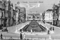 carte postale ancienne de Ostende Avenue Léopold