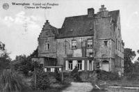 carte postale ancienne de Waregem Château de Poteghem