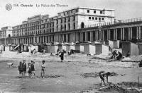 carte postale ancienne de Ostende Le palais des Thermes