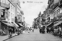 carte postale ancienne de Wenduyne La rue de l'Eglise