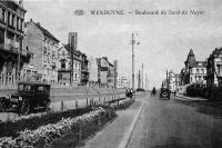 carte postale ancienne de Wenduyne Boulevard de Smet de Nayer