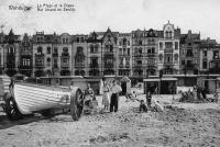 carte postale ancienne de Wenduyne La Plage et la Digue