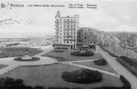 carte postale ancienne de Wenduyne Parc et Plage - Panorama