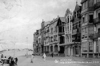 postkaart van Wenduine Les dernières villas de la digue