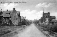 carte postale ancienne de La Panne Avenue des Pêcheurs