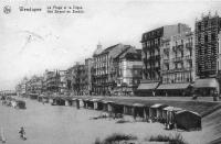 carte postale ancienne de Wenduyne La Plage et la Digue