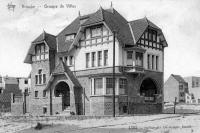 carte postale ancienne de Knokke Groupe de villas