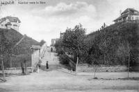 carte postale ancienne de La Panne Sentier vers la mer