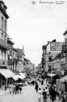 carte postale ancienne de Blankenberge Rue d'Ouest