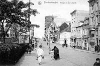 carte postale ancienne de Blankenberge Rampe et rue Léopold