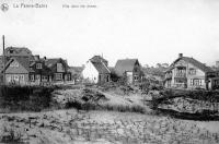 carte postale ancienne de La Panne Villa dans les dunes