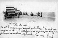 carte postale ancienne de Le Coq Sur la plage