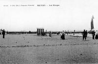 carte postale ancienne de Heyst La Plage