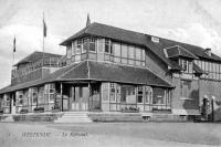 carte postale ancienne de Westende Le Kursaal