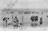 carte postale ancienne de Blankenberge Les Bains de Mer