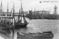 carte postale ancienne de Zeebruges Port de pêche
