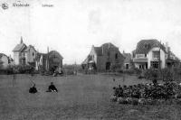 carte postale ancienne de Westende Cottages