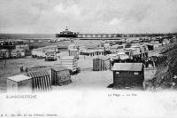 carte postale ancienne de Blankenberge La Plage