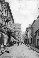 carte postale ancienne de Blankenberge La rue des Pêcheurs