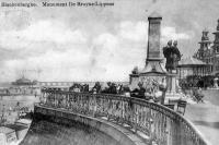 carte postale ancienne de Blankenberge Monument De Bruyne-Lippens