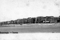 carte postale ancienne de Blankenberge Panorama