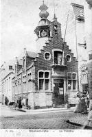 carte postale ancienne de Blankenberge Le Théatre