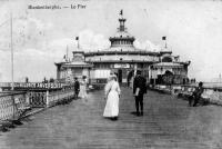 carte postale ancienne de Blankenberge Le Pier