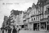 carte postale ancienne de Blankenberge La Digue