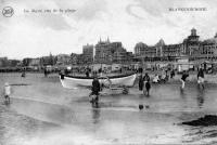 postkaart van Blankenberge La Digue vue de la plage