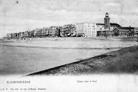 carte postale ancienne de Blankenberge Digue vers le Port