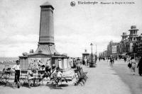 postkaart van Blankenberge Monument de Bruyne et Lippens