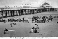 carte postale ancienne de Blankenberge Les ânes au repos