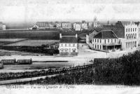 postkaart van Wenduine Vue sur la Quartier de l'Eglise