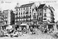 carte postale ancienne de Wenduyne La Plage et la Digue