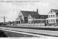 carte postale ancienne de Saint-Idesbald La route Royale et l'Etoile de Mer