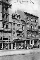 carte postale ancienne de Knokke L'avenue Lippens près de la Digue